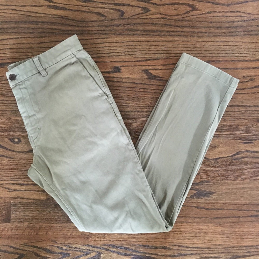 Outerknown light olive chinos